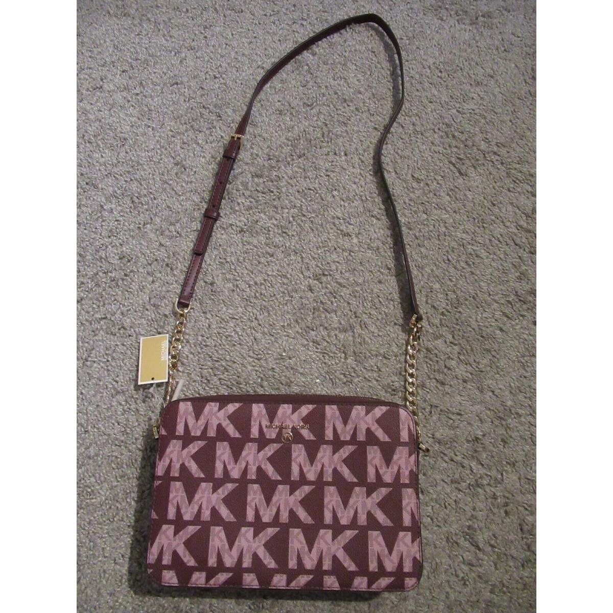 Michael Kors MK Logo Jet Set Charm Royal Pink Multi Crossbody Bag - Michael  Kors bag - 016157768014 | Fash Brands