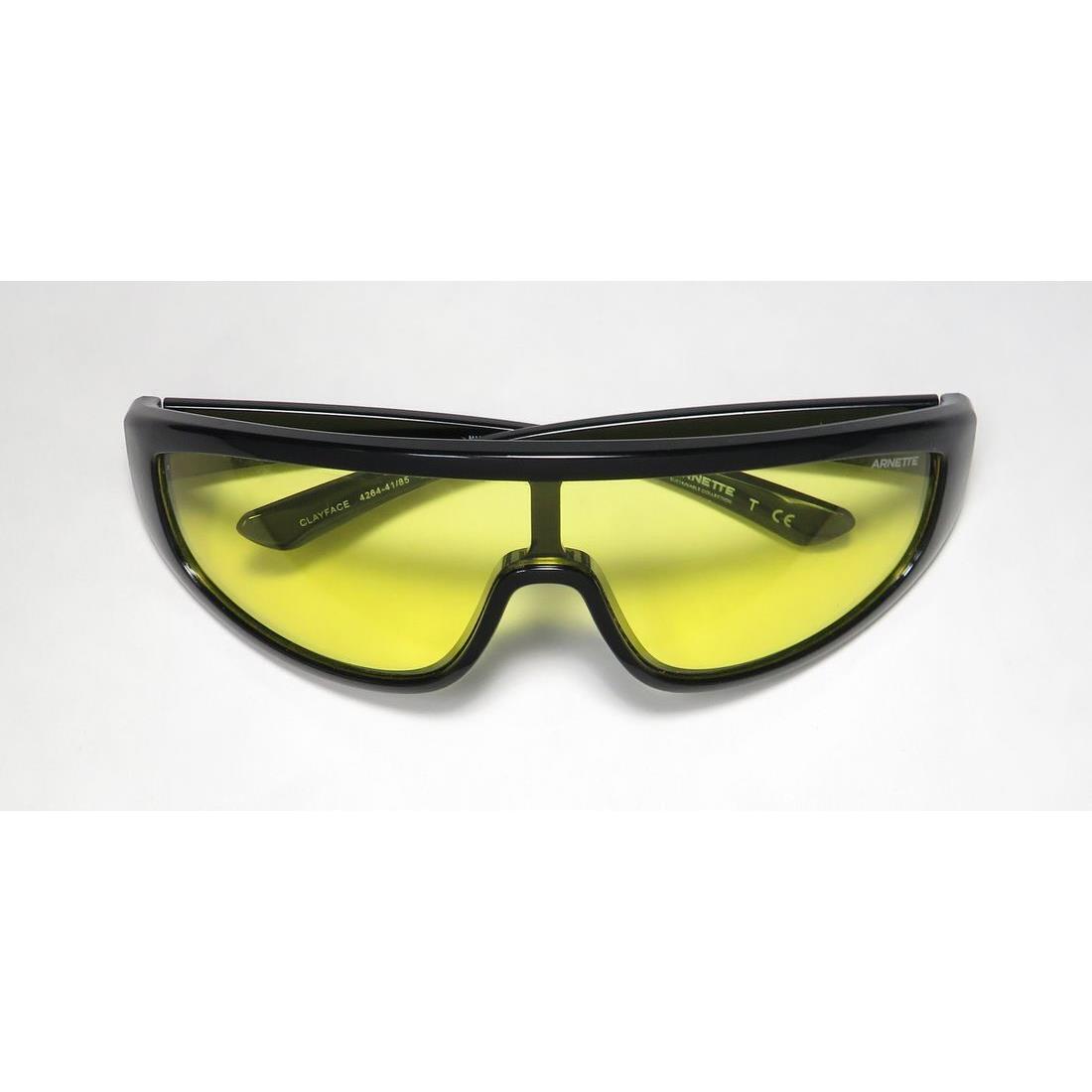 Arnette Clayface 4264 Sunglasses 41/85 0-0-130 Full-rim Wrap Black Plastic