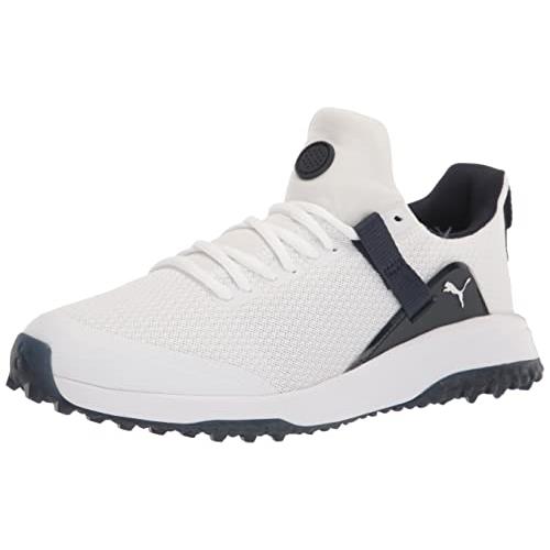 Puma Men`s Fusion Evo Golf Shoe Option 2 Puma White/Navy Blazer