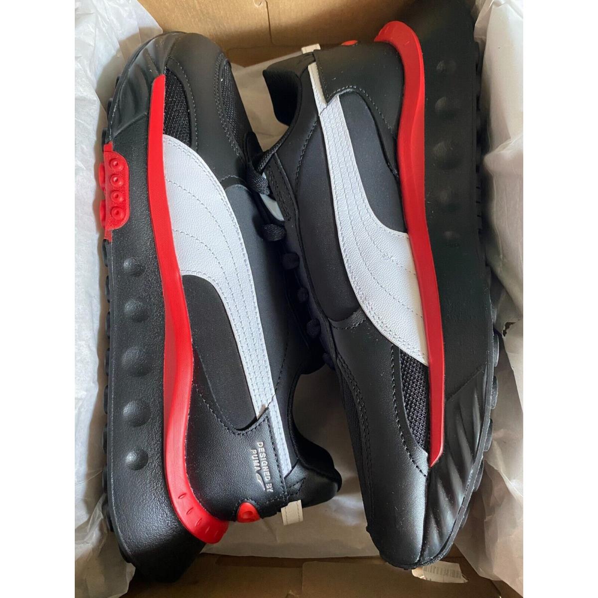 Puma shoes WILD RIDER ROUTE - black/poppy red/white 15