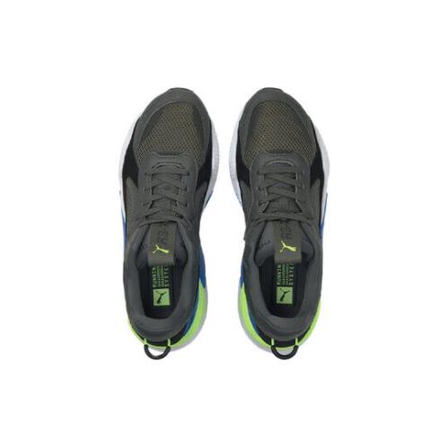 Puma shoes Reinvention - Dark Shadow-Future Blue-Green 4