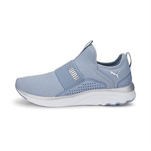 puma slip ons blue women