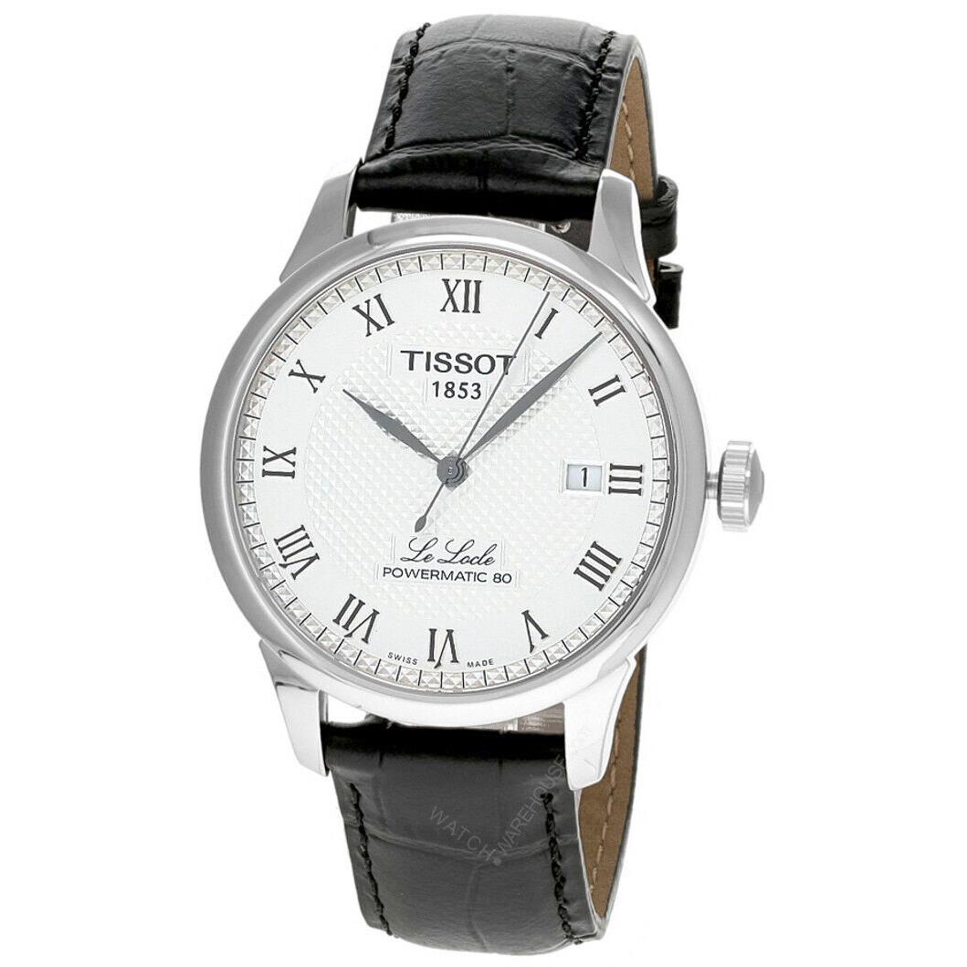 Tissot Le Locle Powermatic 80 39MM SS Silver Dial Watch T006.407.16.033.00