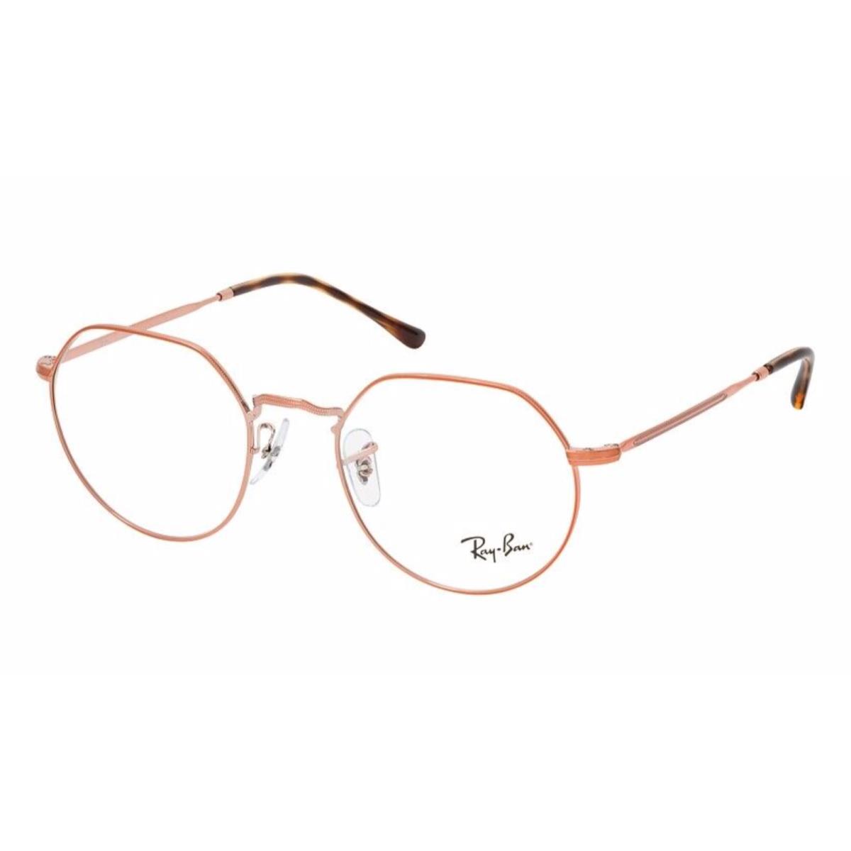 Ray-ban Eyeglasses RB 6465 Jack 2943 51-20 140 Copper Light Brown Frames