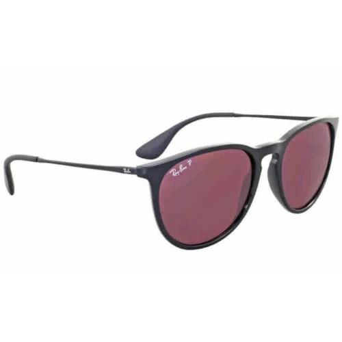 Polarized Ray-ban Sunglasses Erika RB 4171 601/5Q Black Frames Purple Lenses - Black Frame, Purple Lens