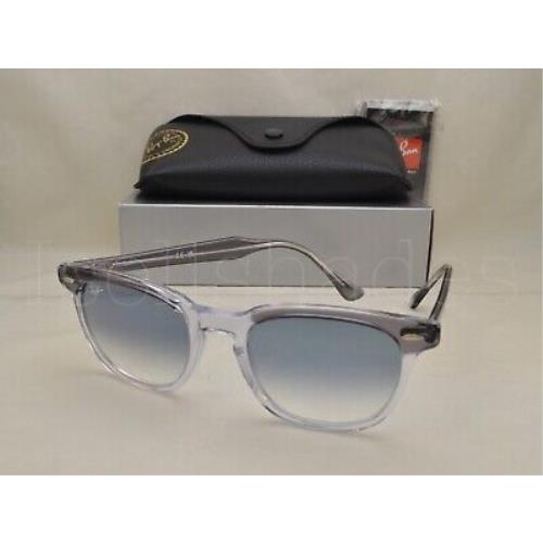 Ray Ban Hawkeye RB2298-13553F 52 Grey On Trans with Clear Gradient Blue Lens
