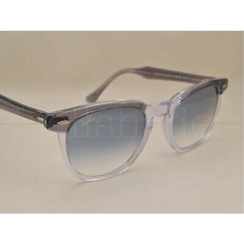 Ray-Ban sunglasses Hawkeye - GREY ON TRANSPARENT Frame, CLEAR GRADIENT BLUE Lens
