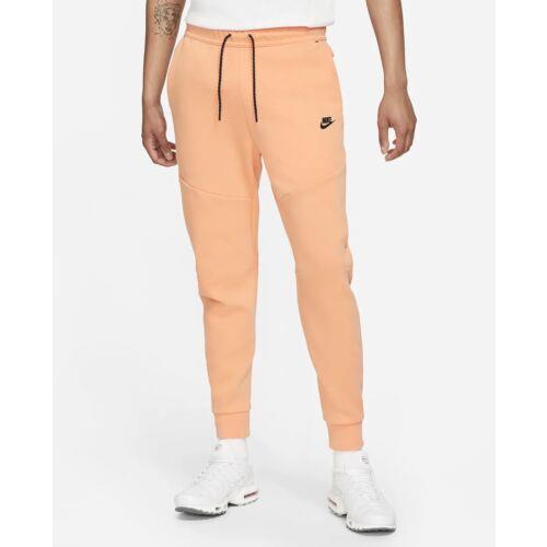 Nike Tech Fleece Slim Fit Taper Orange Men s Size Xlarge CZ9918-835