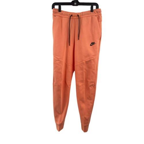 Nike Sportswear Tech Fleece Tapered Joggers Size S Washed Orange CZ9918 835