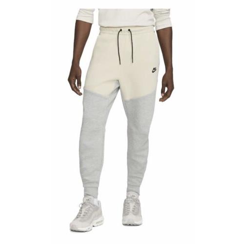 Men`s Nike Sportswear Heather Grey/rattan Tech Fleece Jogger CU4495 064 M