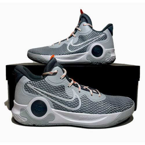 Nike KD Trey 5 IX Mens Size 11 Pure Platinum Basketball Shoes Gray Athletic