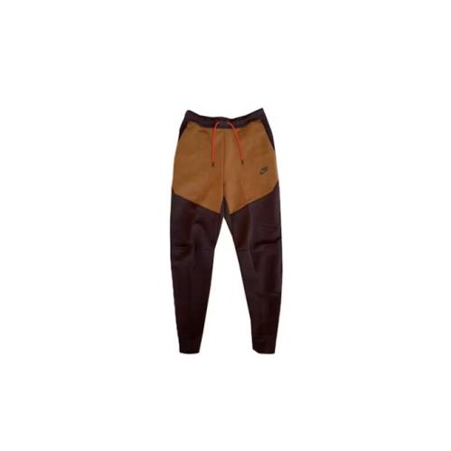 Nike Fleece Tech Lounge Pants Brown Basalt/pecan Sz X-small