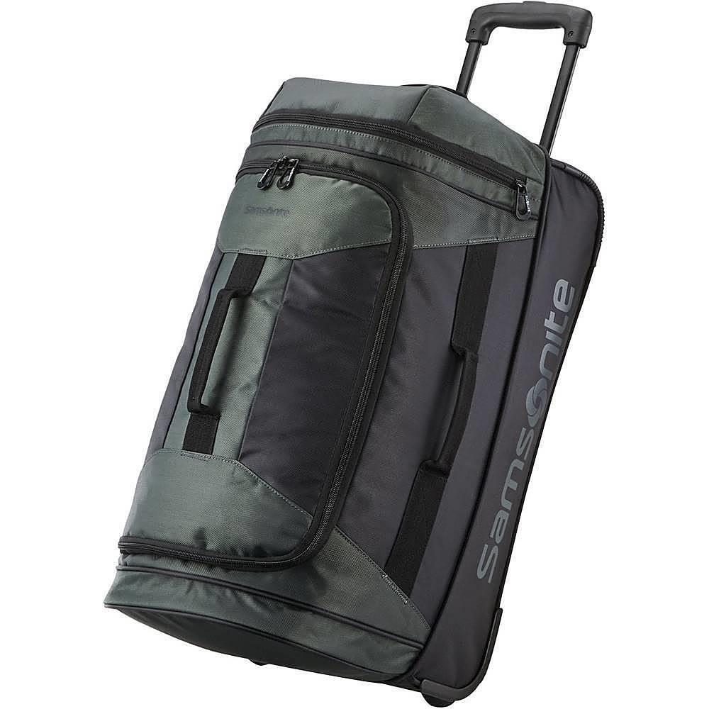 Samsonite - Andante 2 23 Wheeled Duffel Bag - Black/moss Green