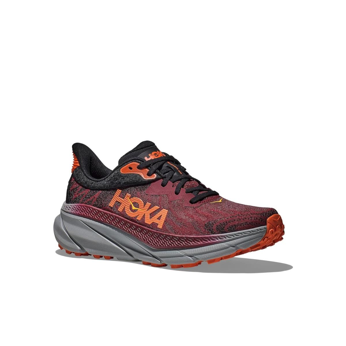 Man`s Sneakers Athletic Shoes Hoka Challenger Atr 7 Cabernet/Flame