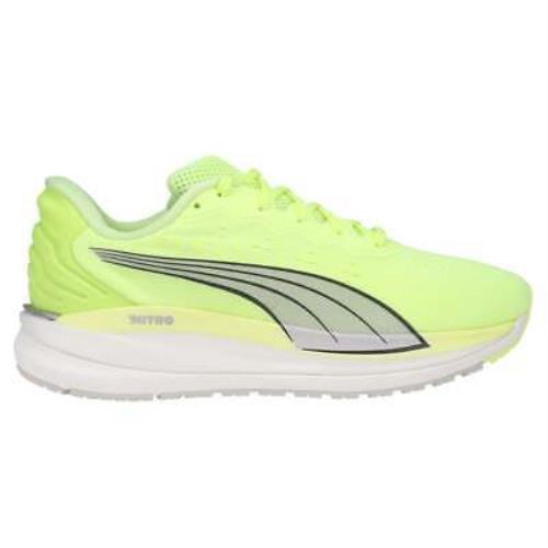 Puma 195172-07 Magnify Nitro Womens Running Sneakers Shoes - Green