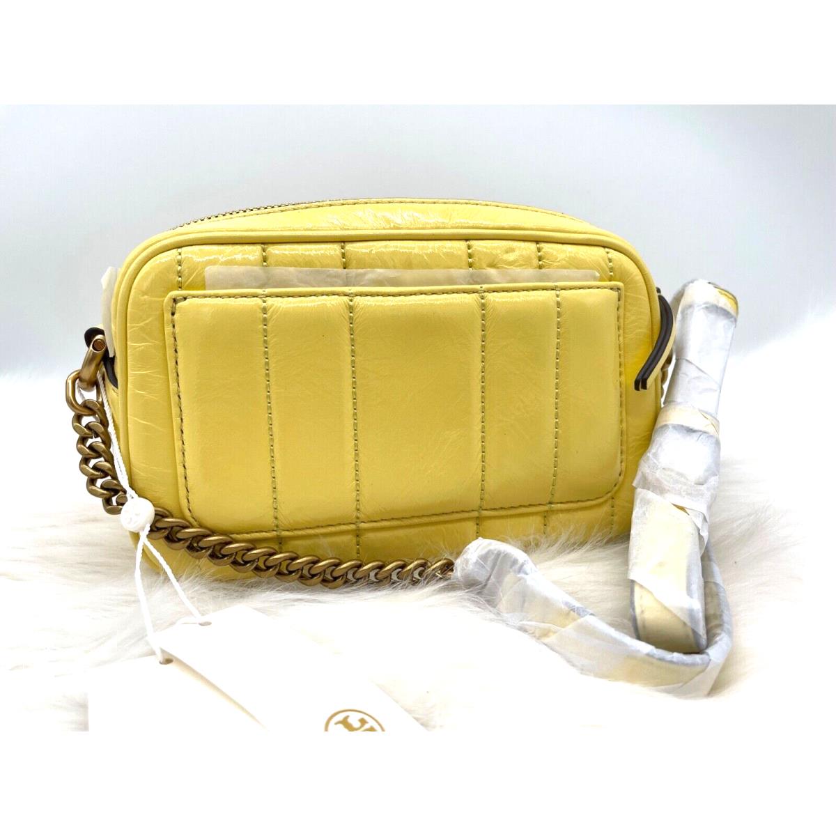Tory Burch Kira Quilt Patent Leather Camera Bag In Vintage Lemon - Tory  Burch bag - 015023168620 | Fash Brands