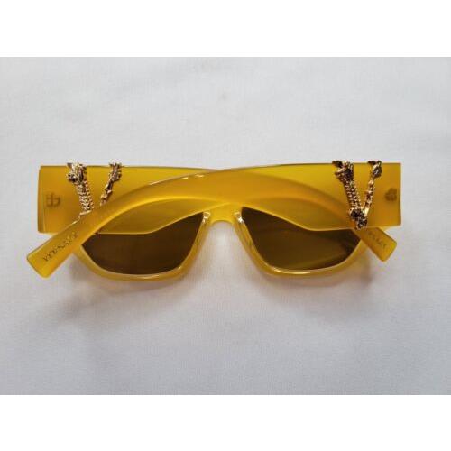 Versace sunglasses  - Honey Mustard Frame, Brown Lens 4