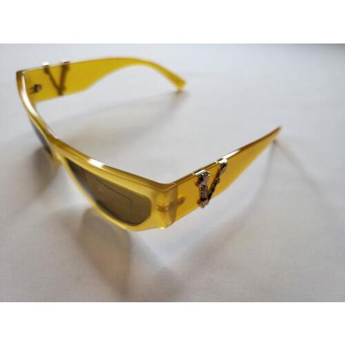 Versace sunglasses  - Honey Mustard Frame, Brown Lens 3