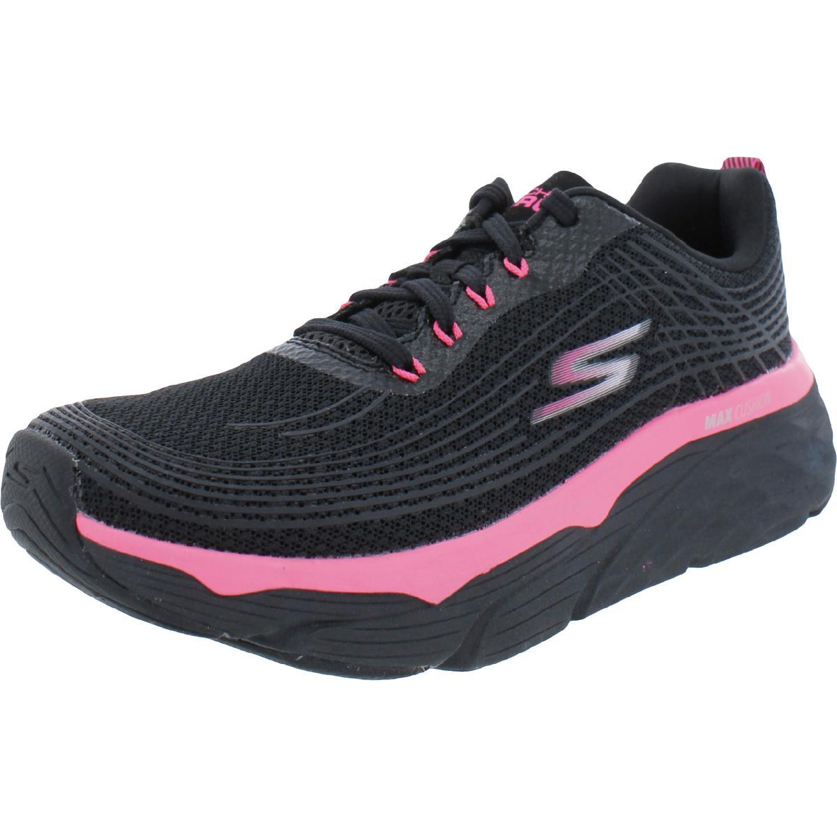 Skechers Womens Max Cushioning Elite Workout Running Shoes Sneakers Bhfo 6016 Black/Hot Pink