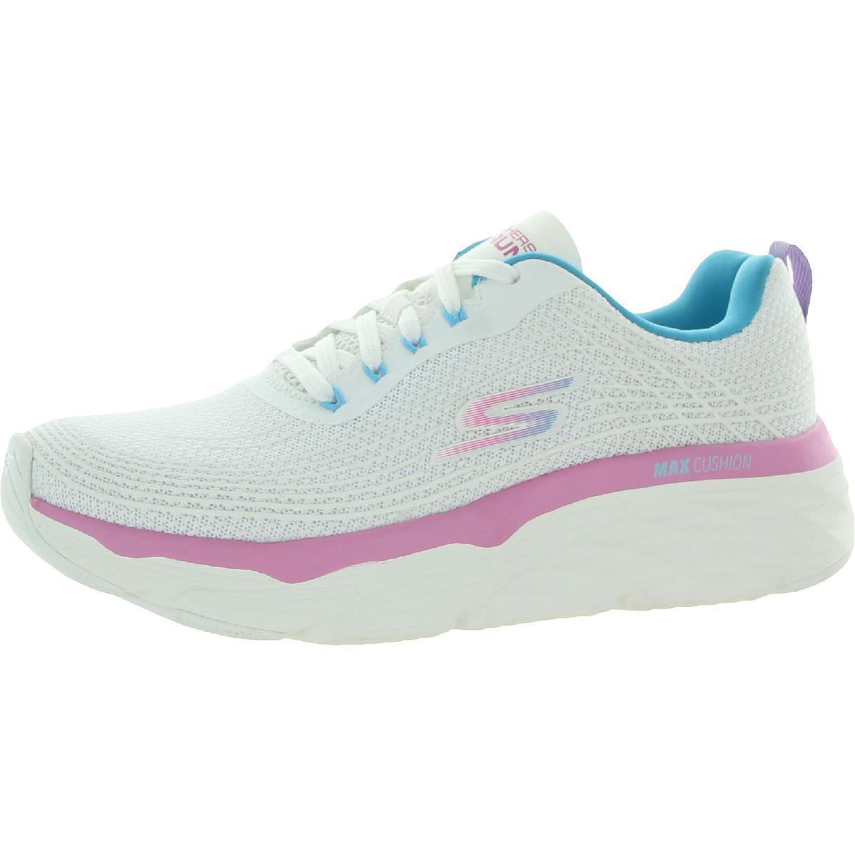 Skechers Womens Max Cushioning Elite Workout Running Shoes Sneakers Bhfo 6016 White/Pink