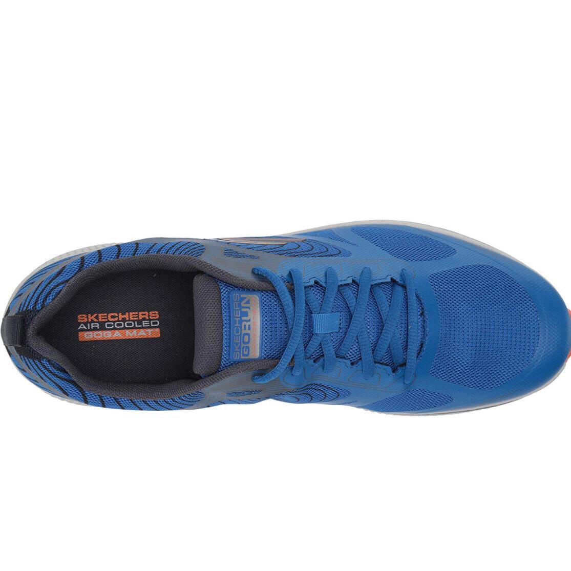 Skechers shoes  - BLUE/ORANGE 4