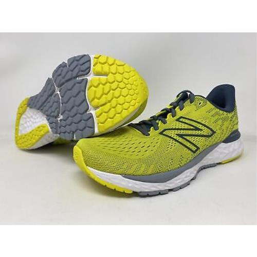 New Balance Men`s 880 v11 Running Shoes Sulphur Yellow/ocean 10.5 2E Wide US