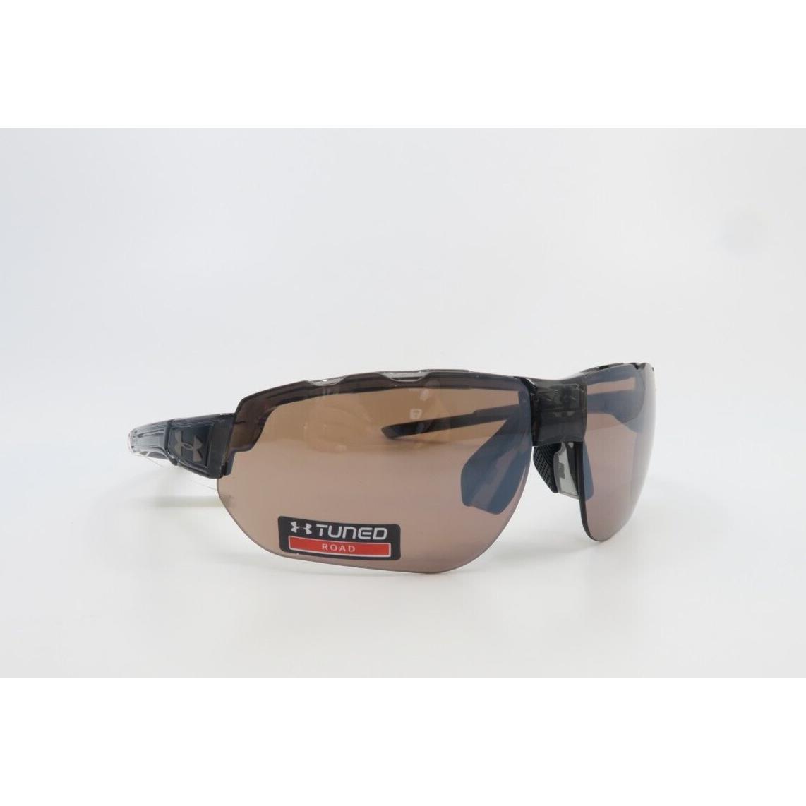 Under Armour sunglasses Tuned Road - Grey Frame, Smoke Brown Lens 1
