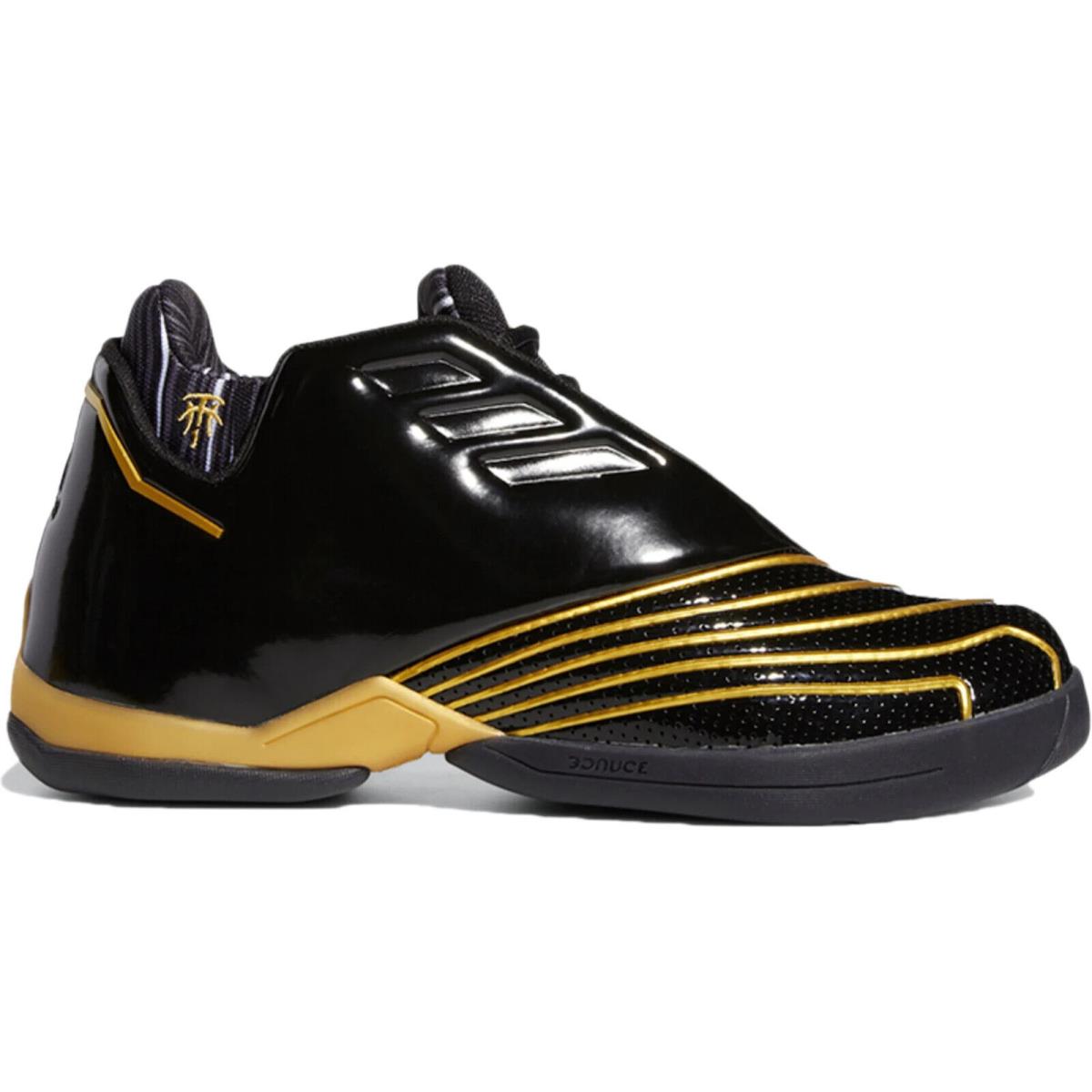 Adidas Tmac 2 Restomod H68049 Black Gold Metallic Men`s Basketball Shoes Size 8