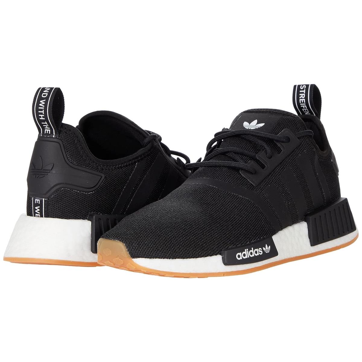 Man`s Sneakers Athletic Shoes Adidas Originals NMD-R1 Primeblue Core Black/Core Black/Gum 2