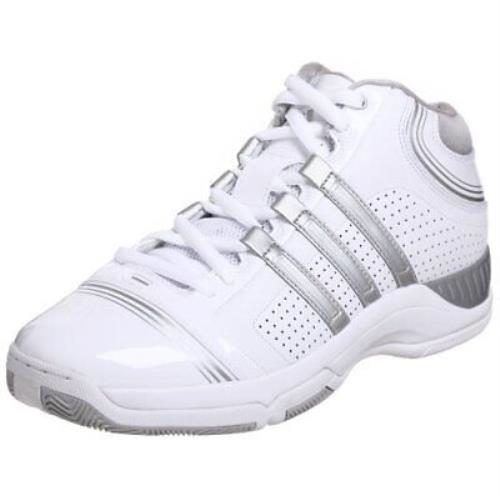 Adidas Men`s Supercush 3 Basketball Shoe White/silver/white