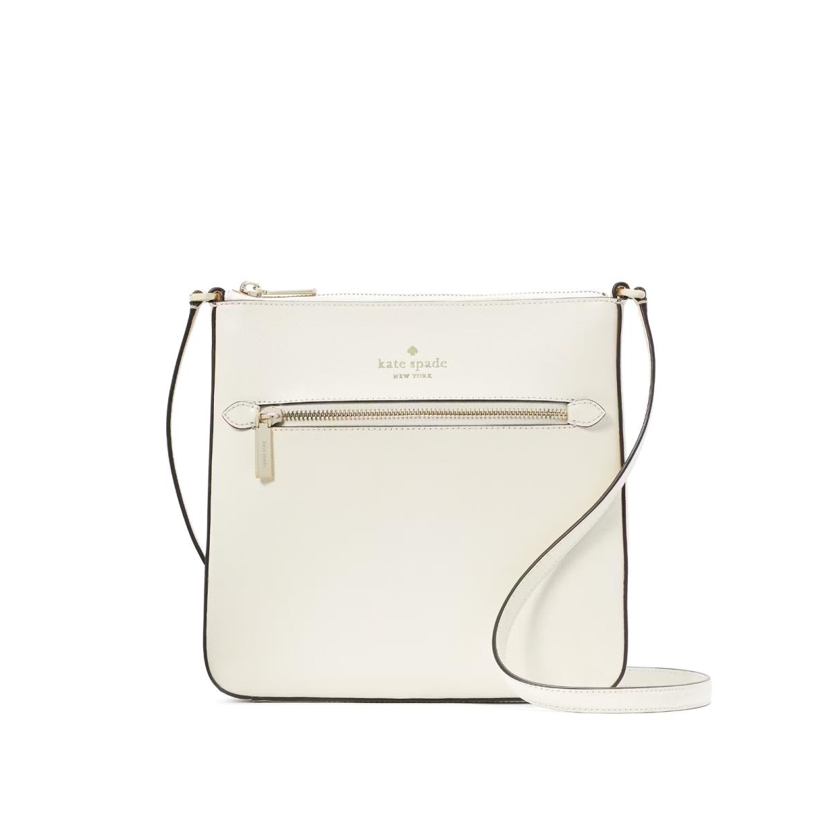 Kate Spade Sadie North South Meringue Saffiano Leather Crossbody Bag K7379