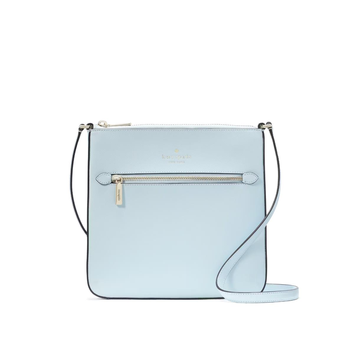 Kate Spade Sadie North South Crisp Sky Saffiano Leather Crossbody Bag K7379