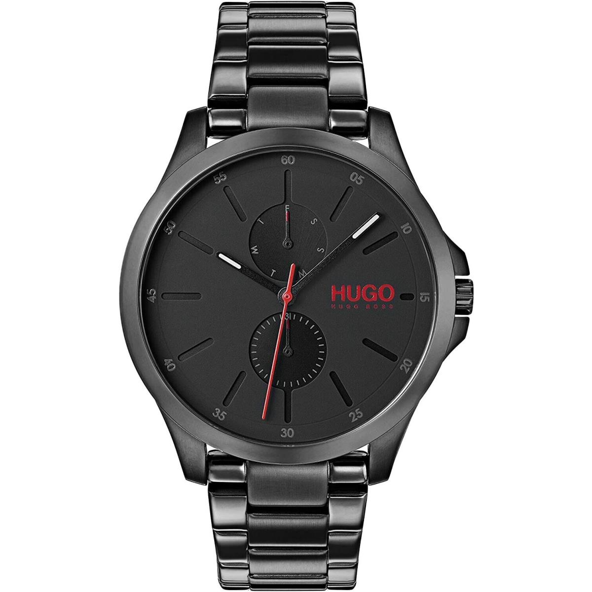 Hugo Boss 1530028 Jump Ionic Plated Black Steel Men`s Watch Rare