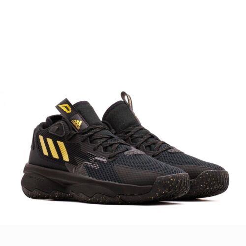 Adidas Dame 8 Damian Lillard Shoes Men`s Size 11 Black Basketball Sneaker GY2774