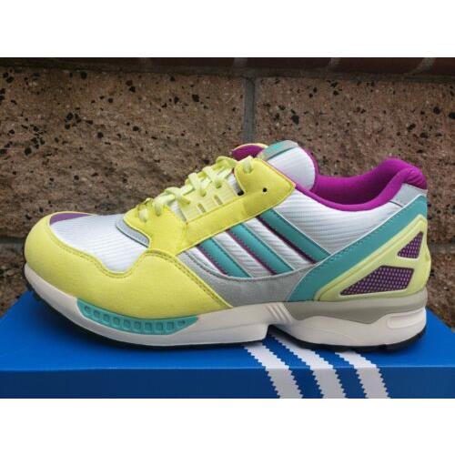 Adidas zX9000 Shoes Pulse Yellow Ash Silver Acid Mint GY4680 Men`s Size 12