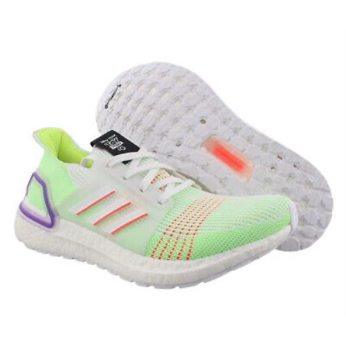 Adidas Ultraboost 19 Girls Shoes Size 7 Color: White/green/purple