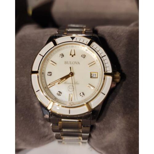 Bulova watch Marine Star - Mother-of-Pearl Dial, Gold & Silver Band