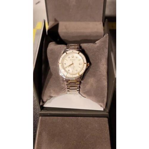 Bulova watch Marine Star - Mother-of-Pearl Dial, Gold & Silver Band