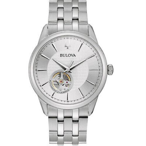 Bulova Men`s Classic Silver Dial Watch - 96A243