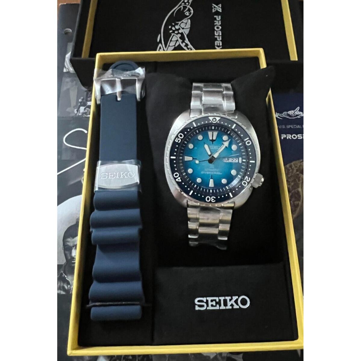 Seiko Blue Turtle Shell Dial Automatic SRPH59-NEW