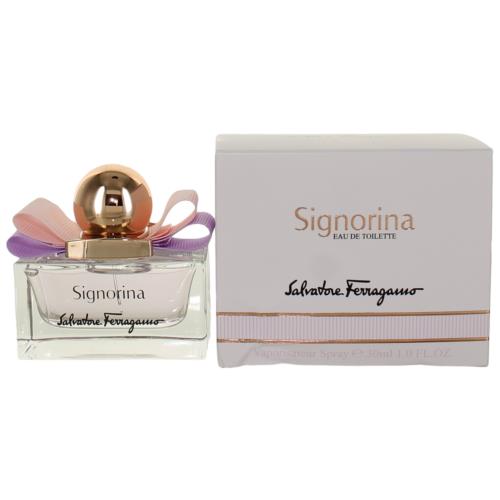 Signorina by Salvatore Ferragamo For Women Edt Perfume Spray 1oz Shopworn