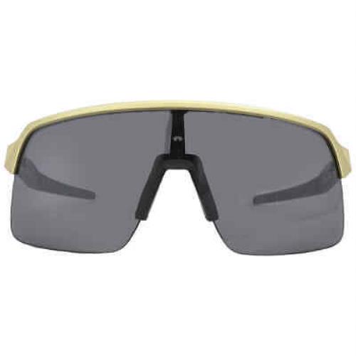 Oakley Sutro Lite Prizm Black Shield Men`s Sunglasses OO9463 946347 39 - Frame: Gold, Lens: Black