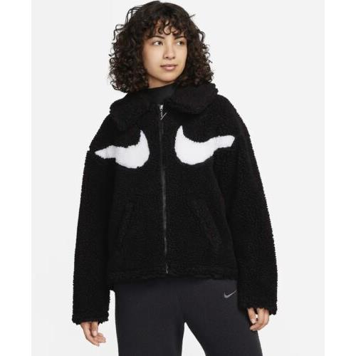 Nike Sportswear Swoosh Full Zip Jacket Sherpa Fleece