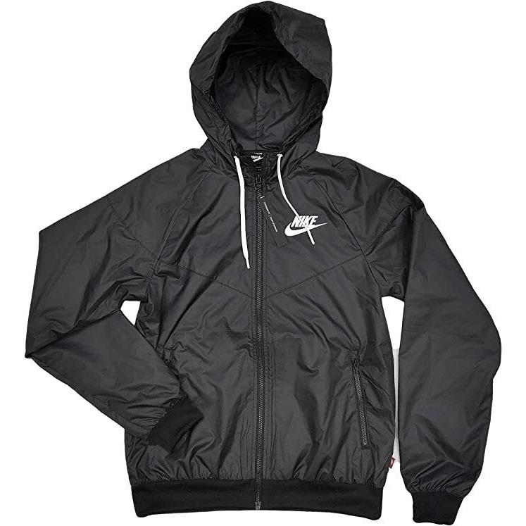 Nike Sportswear Womens XS M Windrunner Jacket Black/black/white CN6910-010