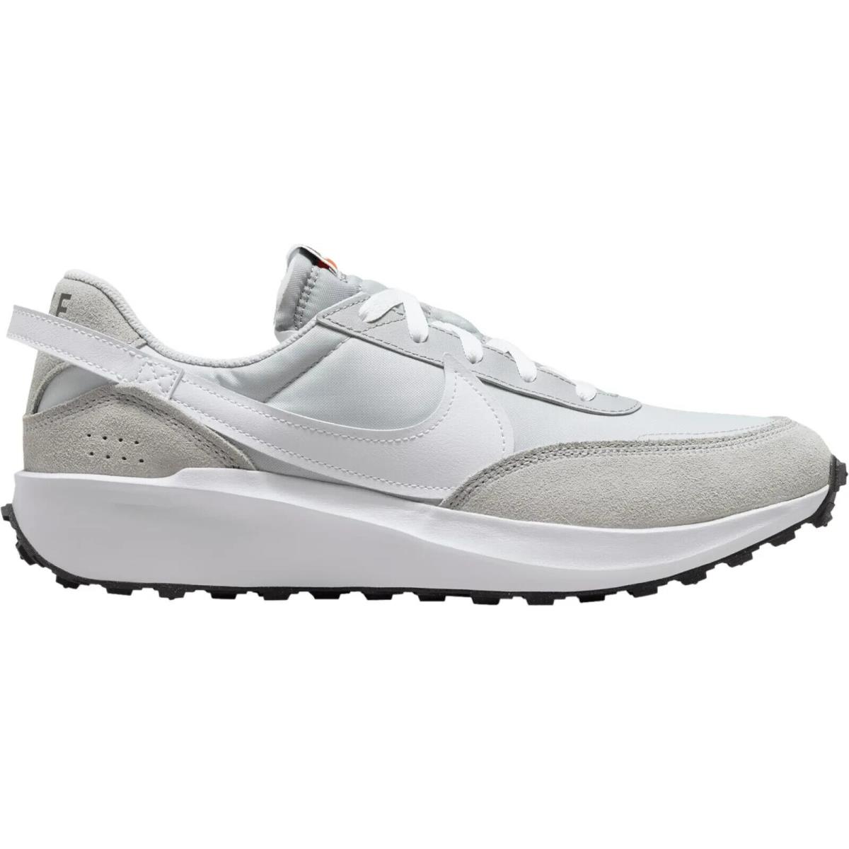Men`s Nike Waffle Debut Shoes - Grey/White