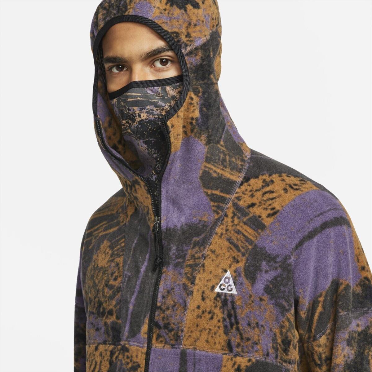 Nike Acg Wolf Tree Warm Fleece Full Zip Hoodie Jacket DN3931-553 Size S-m-l