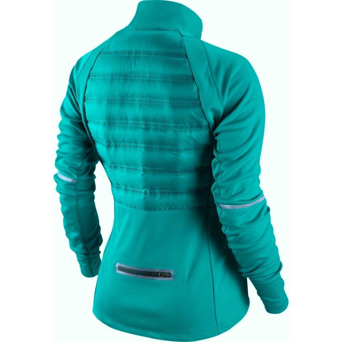 Nike Aeroloft 800 Hybrid Dusty Cactus Fitted Down Running Jacket Womens S