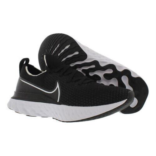 Nike React Infinity Run Fk Mens Shoes - Black/White , Black Main