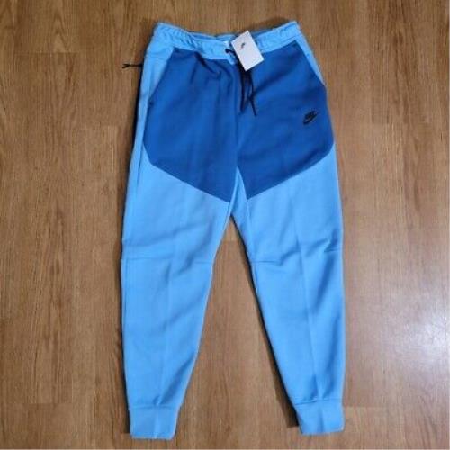 Nike Tech Pack Fleece Joggers Pants Blue Navy Men`s Size Large L CU4495 412