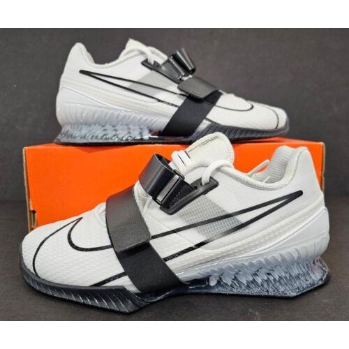 Nike Romaleos 4 `white Black` Weightlifting Gym Shoes CD3463 101 Size 8 Wmns 9.5 - White